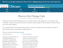Tablet Screenshot of chicagocode.org